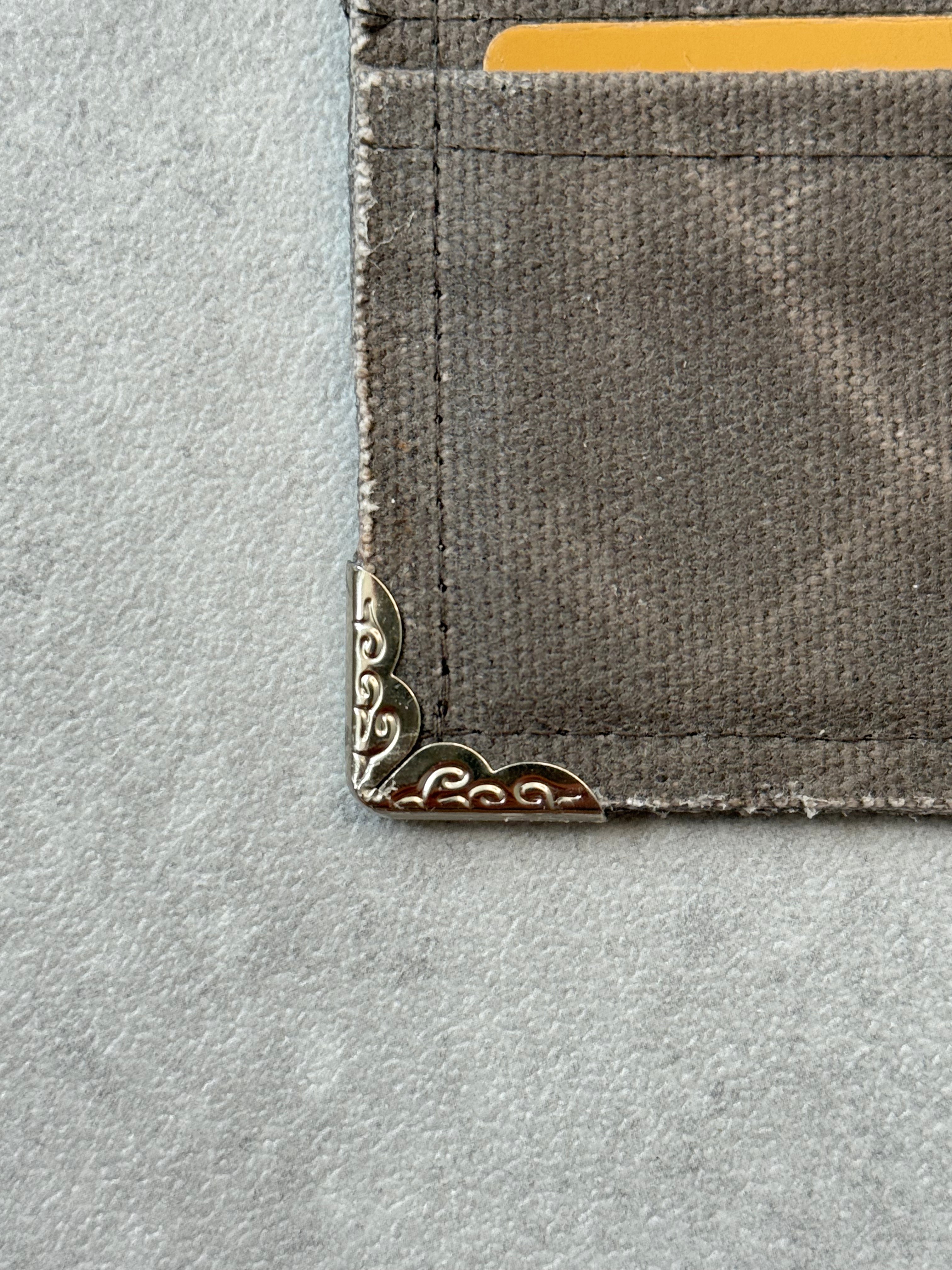 Waxed Canvas Cardholder